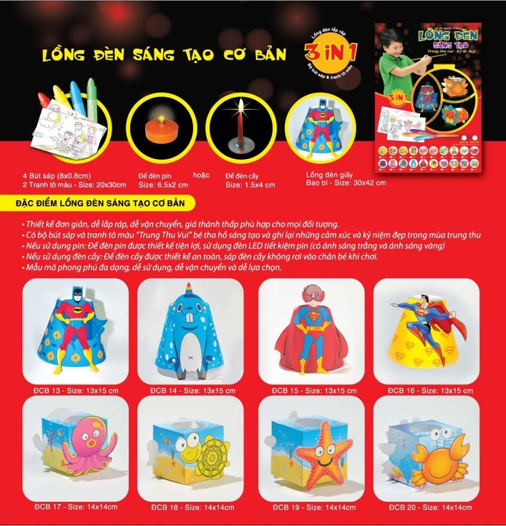 Lồng đèn Kibu 2012 - Nhóm cơ bản